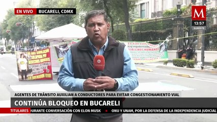 Bloquean avenida Bucareli en CdMx; exigen justicia por joven asesinado