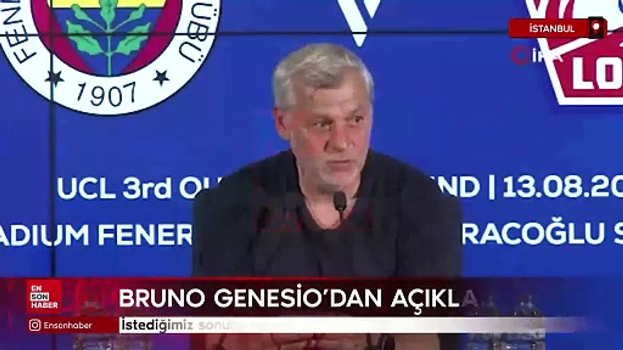 Bruno Genesio: İstediğimiz sonucu aldık