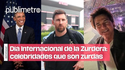 Día Internacional de la Zurdera: celebridades que son zurdas