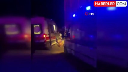 Şehir hastanesi çalışanlarının kaldığı prefabrik yapının tavanının çökmesinde 15 işçi yaralandı