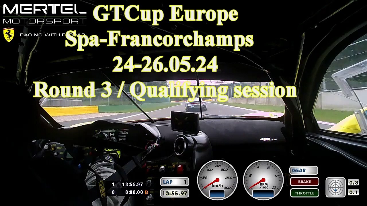Anny Frosio GT Cup Europe Round 3 / Spa-Francorchamps 24-26.05.24 Ferrari 488 Challenge EVO