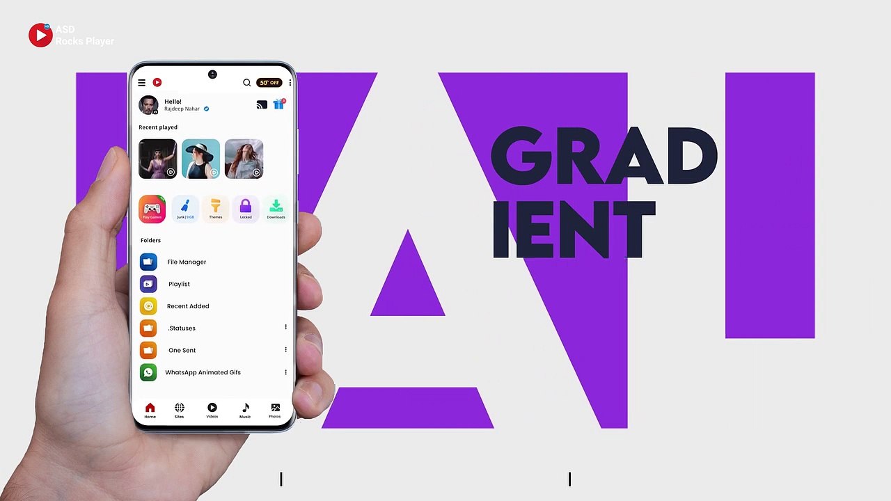 Rocks Video Player | Theme Feature