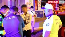 Polis ile ehliyetsiz sürücü kovalamacası kamerada