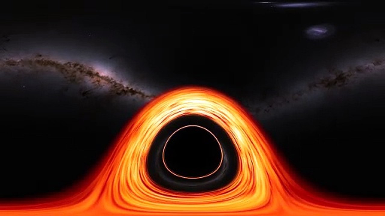 360 Video_ NASA Simulation Plunges Into a Black Hole
