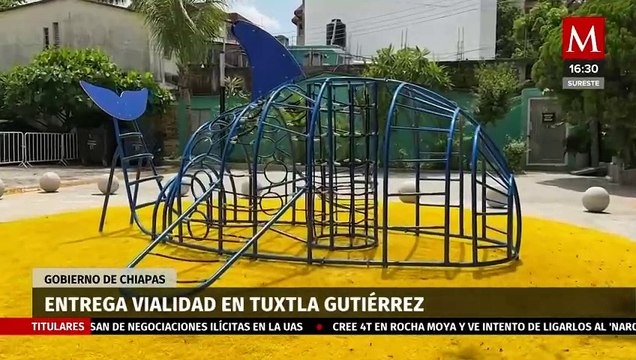Rutilio Escandón inaugura la Vialidad Pacificada en Tuxtla Gutiérrez