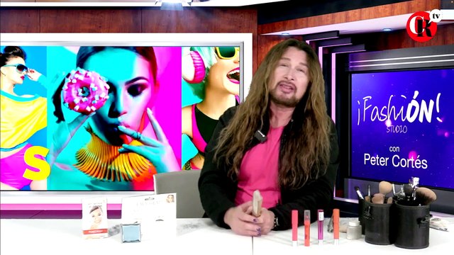 Labiales como sombra para ojos y Face Gems / Fashion Studio con Peter cortes