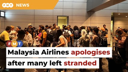 Descargar video: Malaysia Airlines apologises after Doha-KL flight leaves many stranded