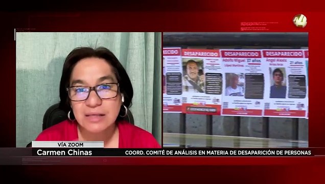 Carmen Chinas habla acerca del incremento de personas desaparecidas en Jalisco