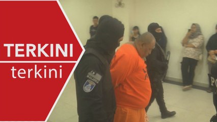 [TERKINI] Suspek bunuh dan bakar di reman di Mahkamah Majistret Muar