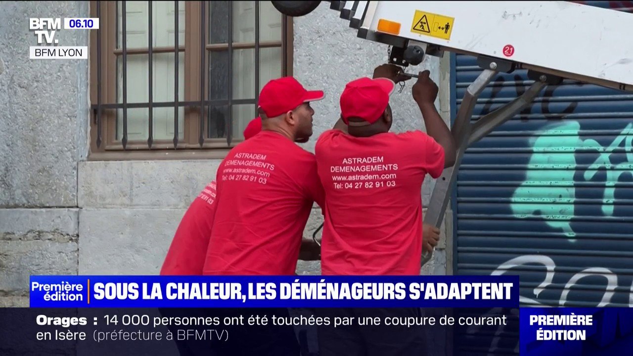 Face à la chaleur, les déménageurs adaptent leurs horaires