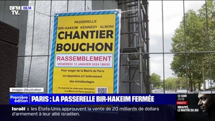 Fragilisée, la passerelle du pont Bir-Hakeim à Paris fermée au public