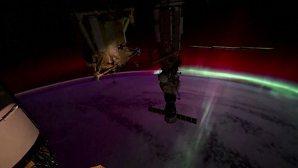 나사, 우주인이 촬영한 오로라 영상 공개 / YTN