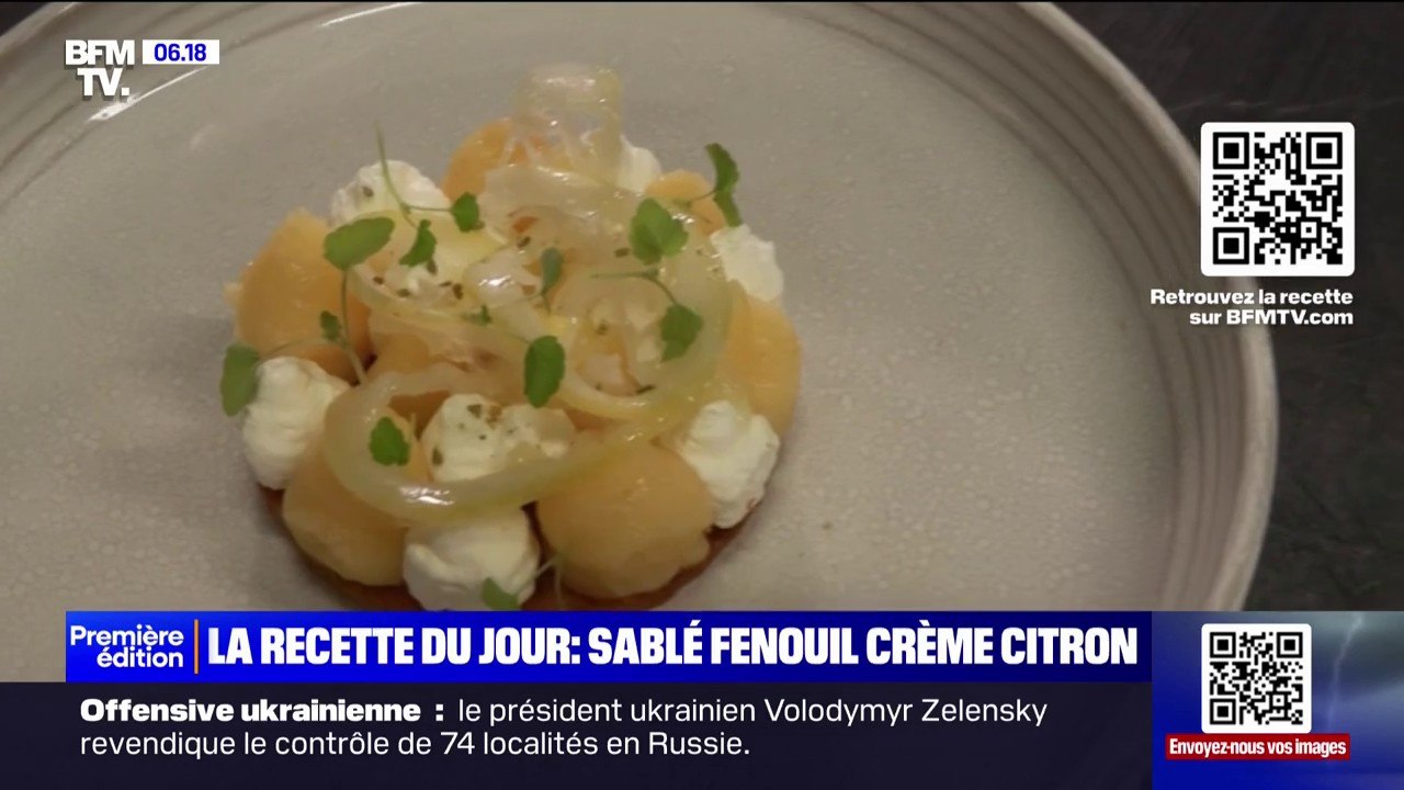 Ma recette estivale avec une cheffe: testez ce sablé citron-fenouil
