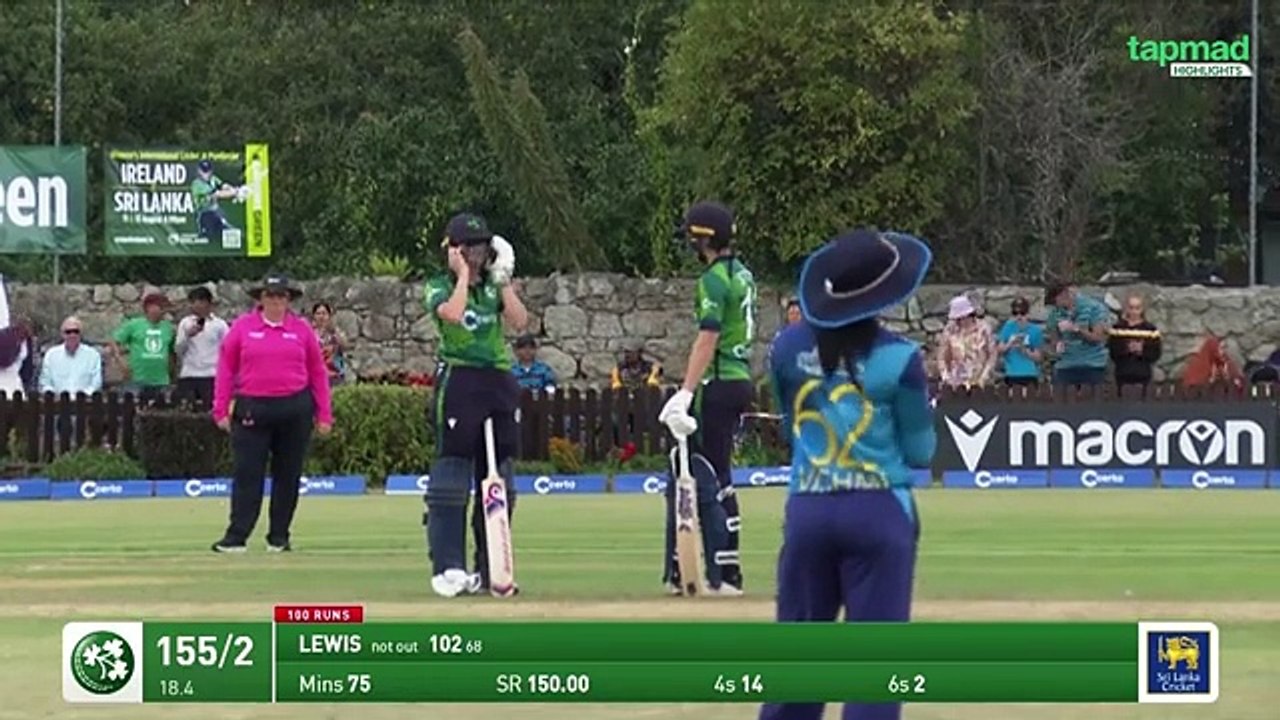 Ireland (W) vs Sri Lanka (W) _ 2nd T20i _ Full Match Highlights _ tapmad