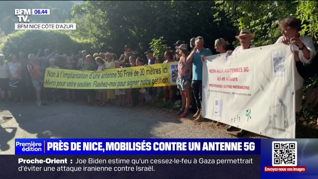 L'installation d'une antenne 5G à Tourrettes-sur-Loup, près de Nice, provoque la colère des habitants