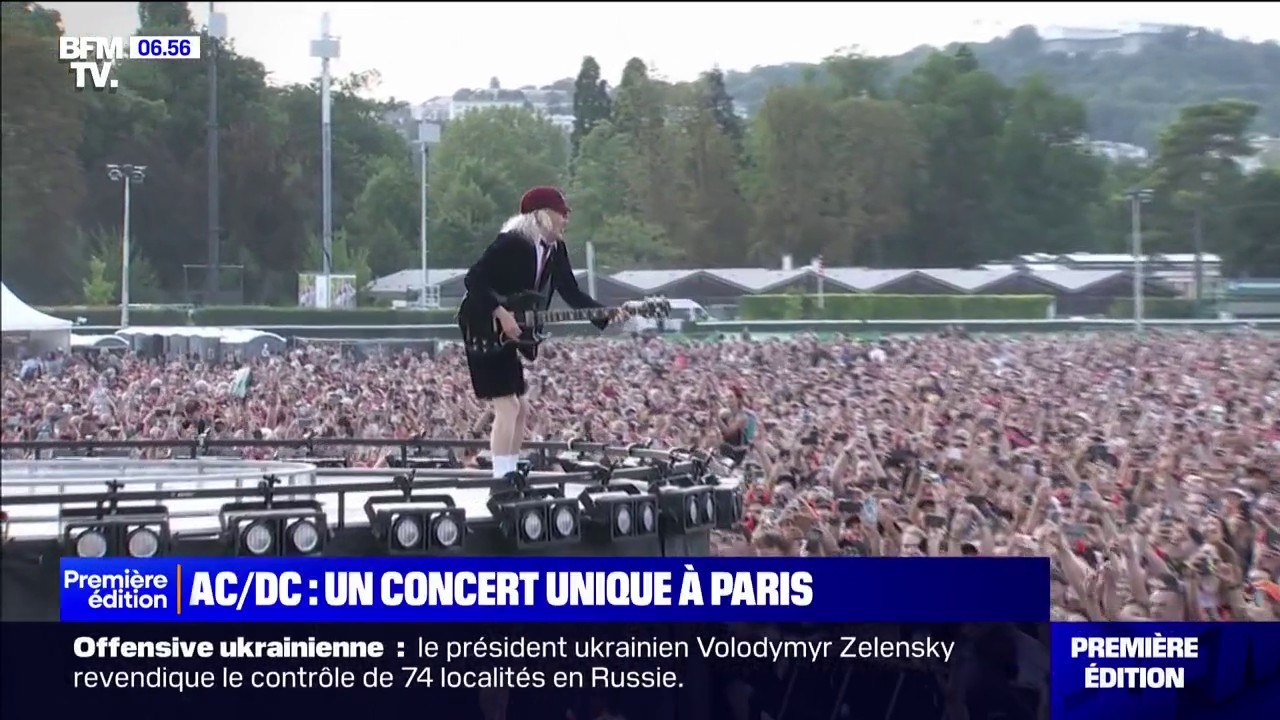 "Absolument fabuleux": les fans conquis par la performance du groupe AC/DC en concert à Paris après huit ans d'absence