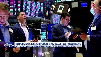 Respons Data Inflasi Produsen AS, Wall Street Melambung