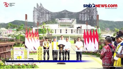 Presiden Jokowi Resmikan Plaza Seremoni Sumbu Kebangsaan IKN, Ini Filosofinya