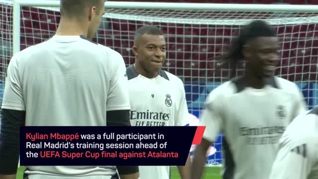 Mbappe trains ahead of potential Real Madrid debut