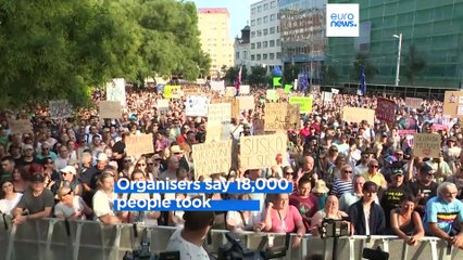 Thousands rally in Slovakia against government's 'attack on democracy'