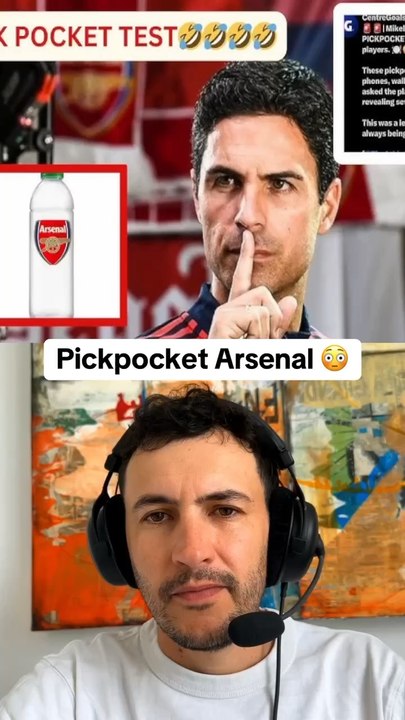  Des pickpockets ont été engagés par Arteta et Arsenal ! #arsenal #arteta #pickpockets #premierleague