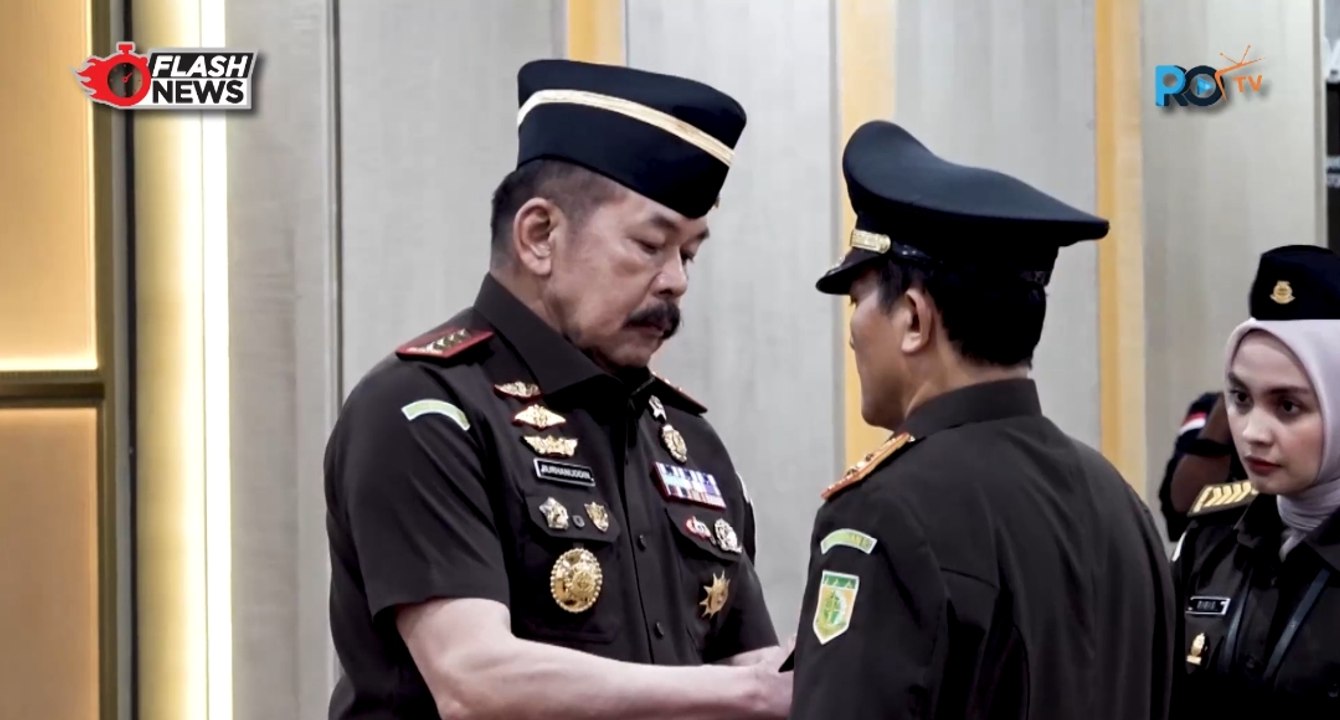 Jaksa Agung ST Burhanuddin Melantik Kepala Badan Pendidikan dan Pelatihan Kejaksaan RI