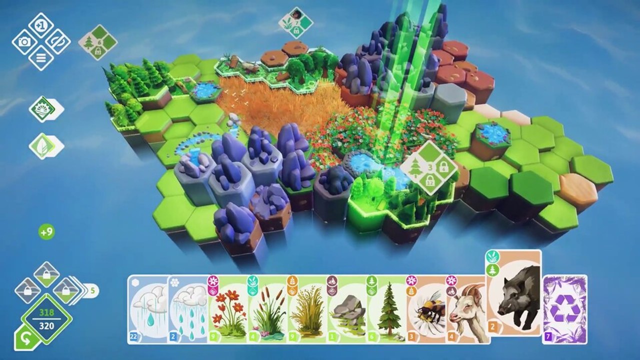 In Preserve puzzlet ihr euch in beschaulicher Ruhe ein eigenes Naturparadies zusammen