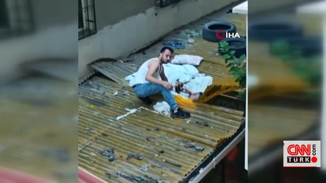 VİDEO HABER | Perdeleri birbirine bağlayıp camdan kaçmaya çalıştı! Sonu ise şaşırtmadı...