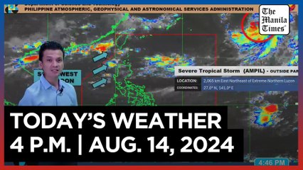 Weather Update for August 14, 2024, 4 P.M. ☀️