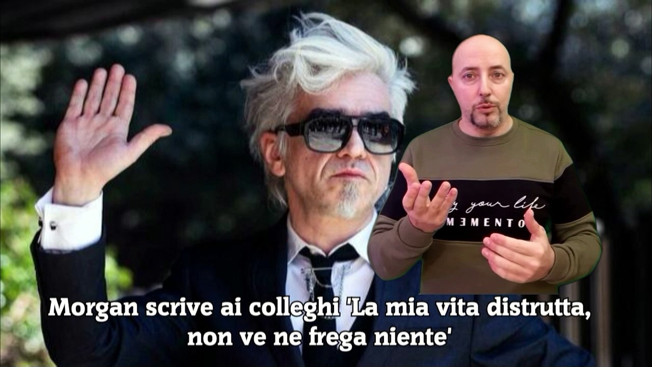 Morgan scrive ai colleghi 'La mia vita distrutta, non ve ne frega niente'