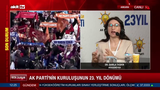 Dr. Damla Taşkın AK Parti'nin 23 yıllık serüvenini anlattı