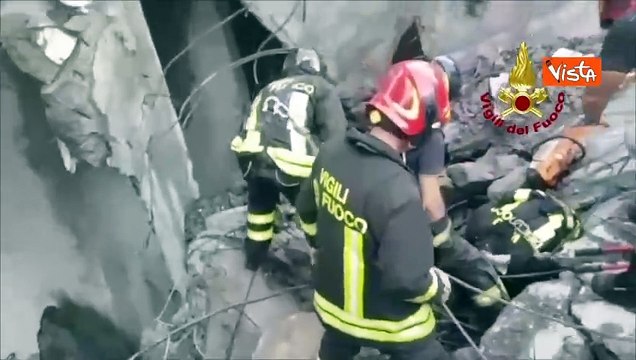 Anniversario crollo Ponte Morandi, ecco il ricordo dei Vigili del Fuoco per le vittime