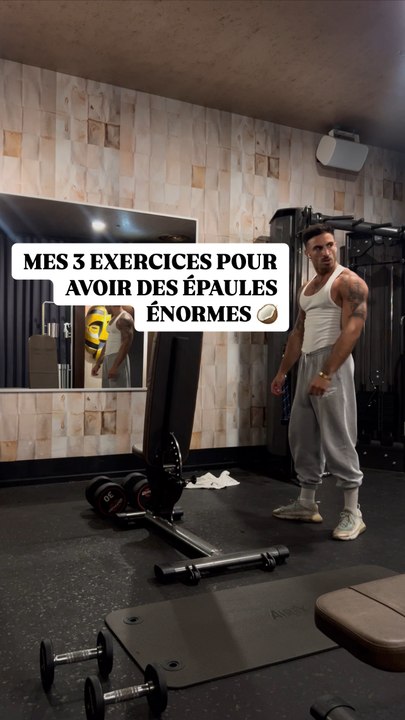 3 exercices pour des épaules énormes 