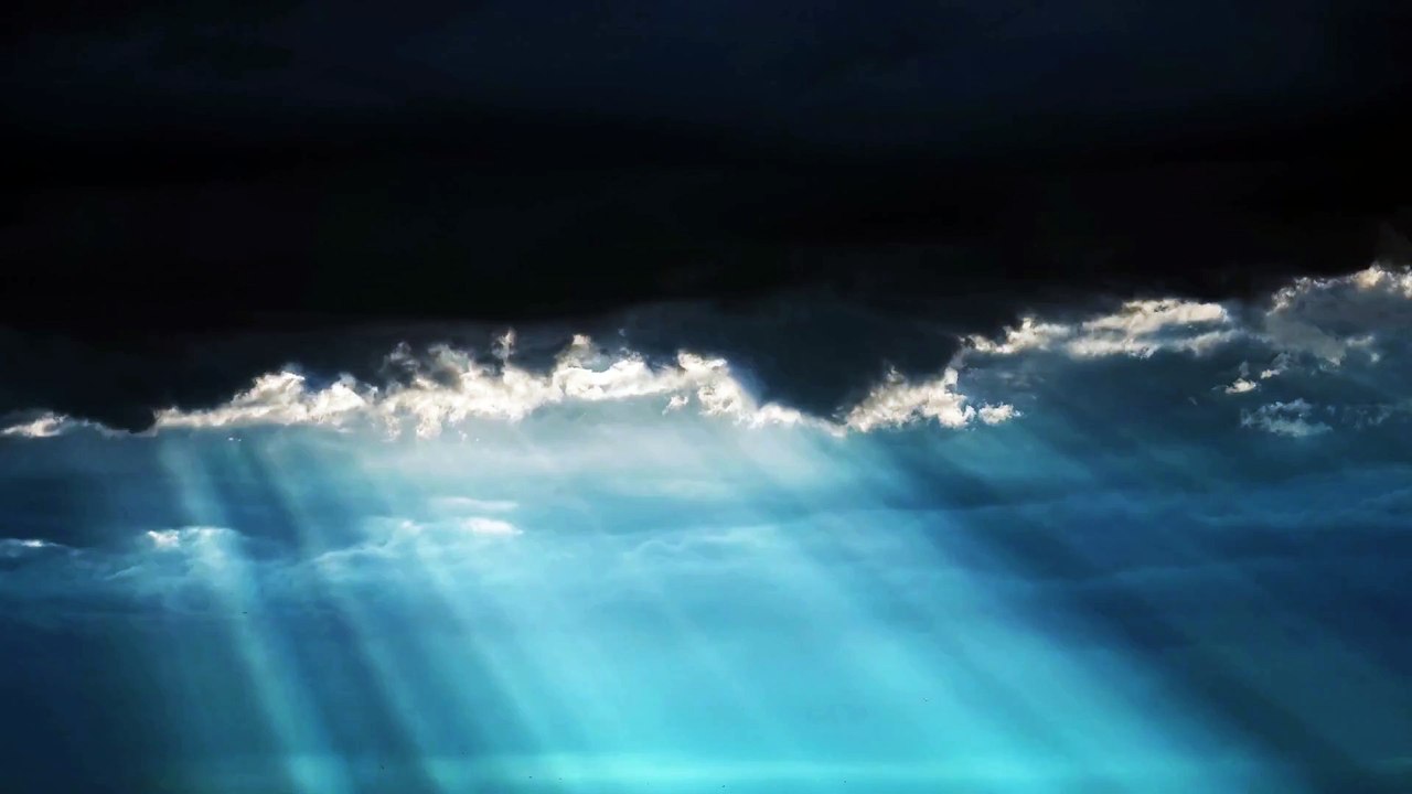 Sky clouds sunrays cloudy