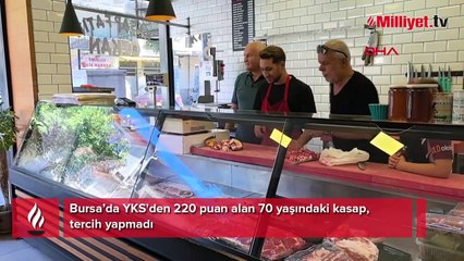 70 yaşındaki kasabın YKS başarısı: Sadece kendimi denedim