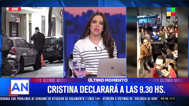 Cristina Fernández de Kirchner declara en Comodoro Py por intento de magnicidio