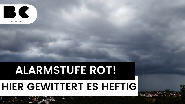 Wetterdienst warnt: Schwere Gewitter und Sturmböen im Norden