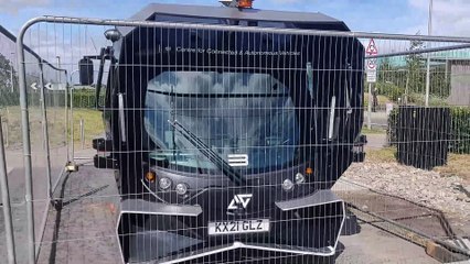 Driverless bus at UHI Campus