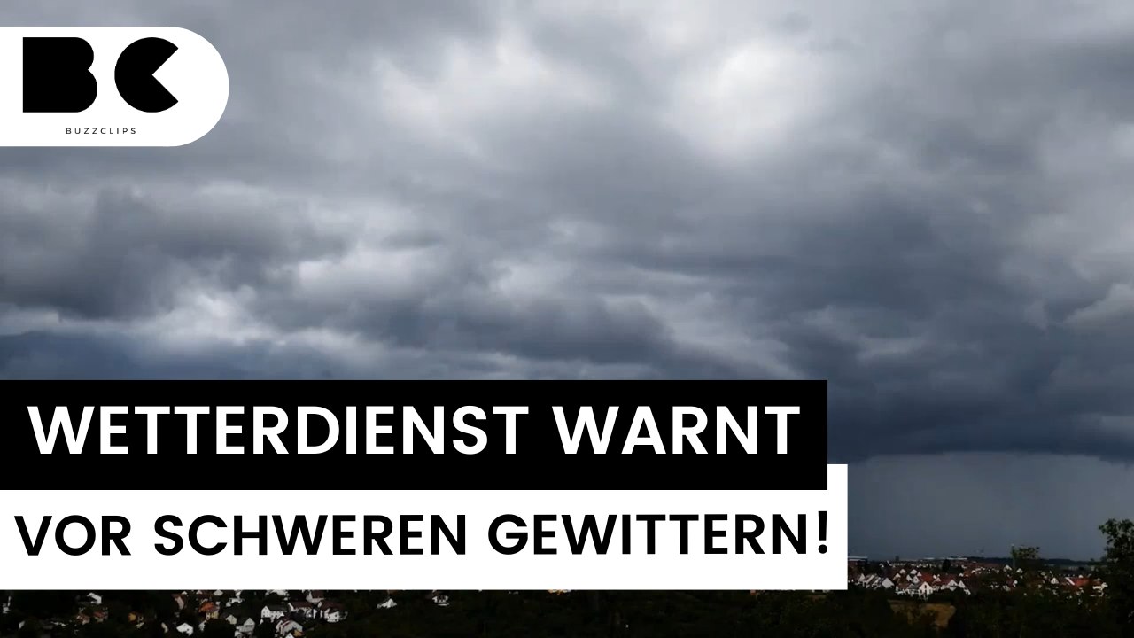 Unwetter im Norden: Starkregen und Sturmböen erwartet
