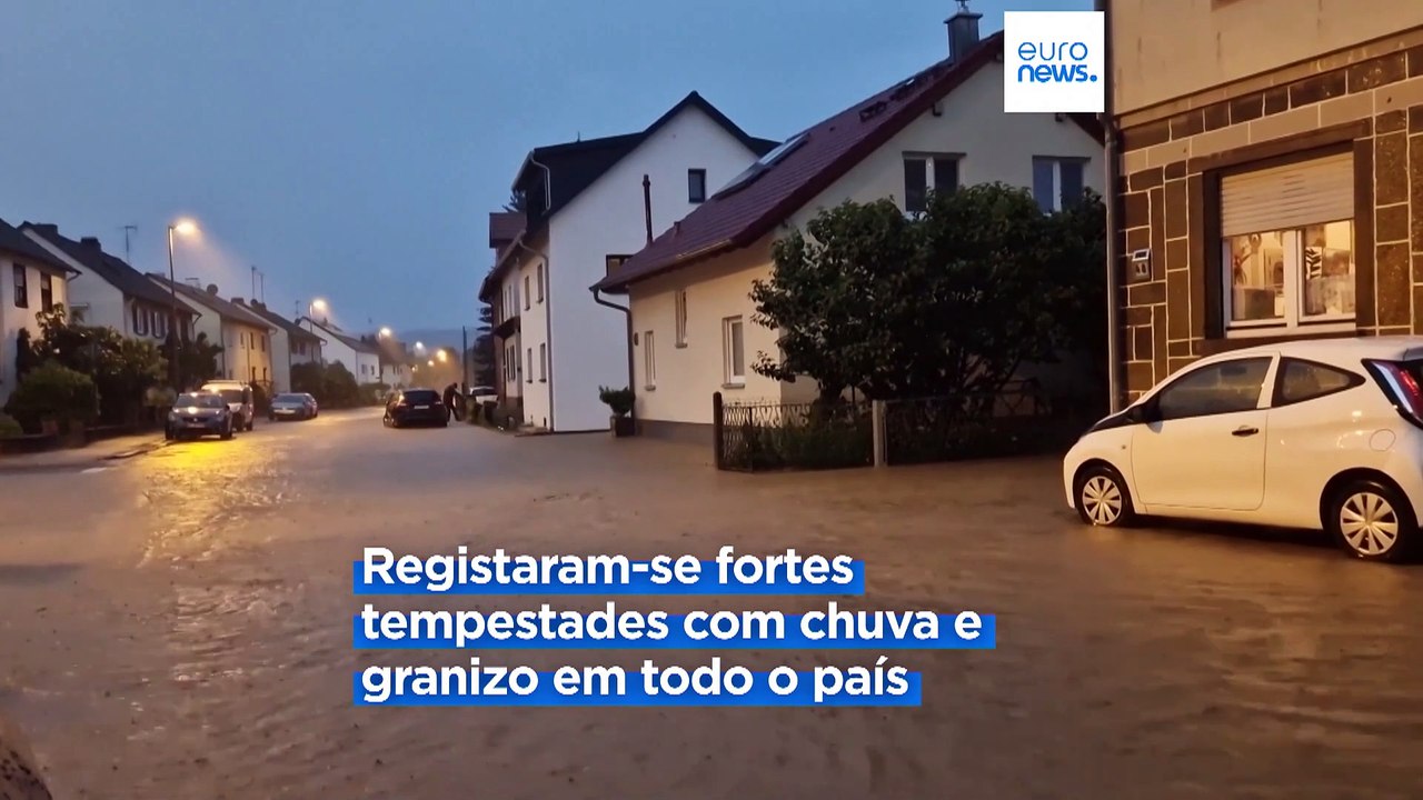 Europa Ocidental fustigada por tempestades severas