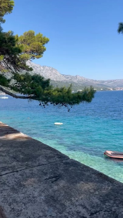 LA PLUS BELLE plage de Korcula