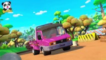 BabyBus - Kids Songs and Cartoons - Scary Monster, Go away! ｜ Monster Truck ｜ Car Cart..