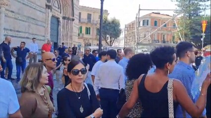 I FUNERALI DI ALBERTO DE DOMENICO, “IL SILENZIO L'UNICA VOCE ADATTA”