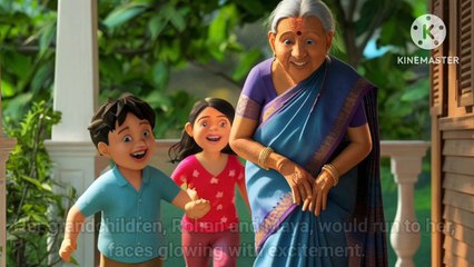 Grandma and her grandchildren