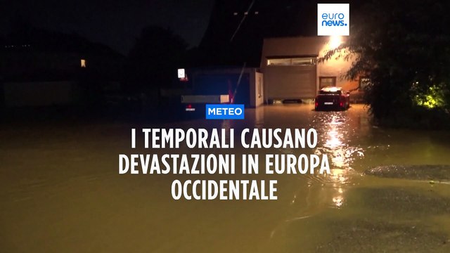 Maltempo: allagamenti in Germania e Belgio, travolti dalle forti piogge