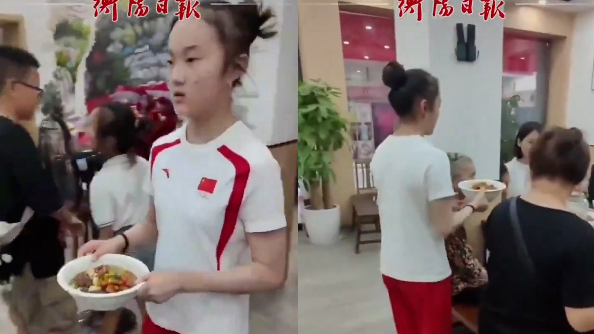 La gimnasta Zhou Yaqin, plata en los Juegos Olímpicos, vuelve a China para ayudar en el restaurante familiar