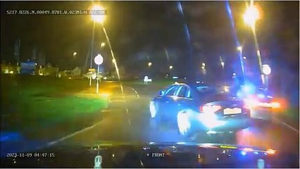 WATCH: Man jailed after he led police on 30-minute chase through Northampton