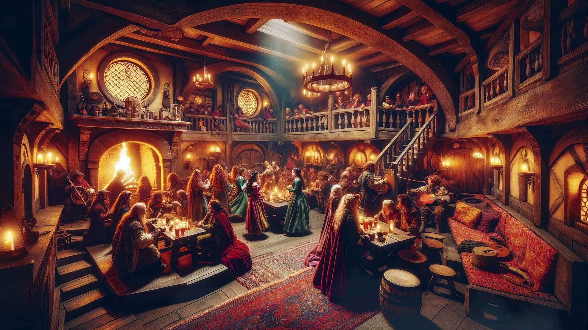 ⁣Fantasy Tavern Ambient Music  Dungeons And Dragons Background Music