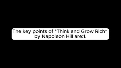 Think and Grow Rich
