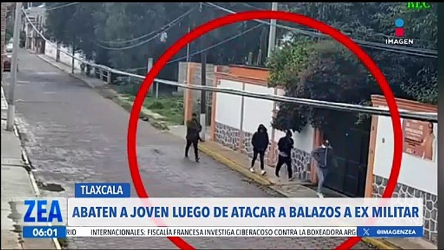Abaten a un joven luego de atacar a balazos a un exmilitar en Totolac, Tlaxcala